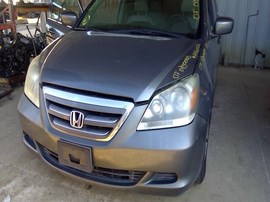 2007 HONDA ODYSSEY, GRAY, EX-L MODEL, 3.5L, FWD.  A26223